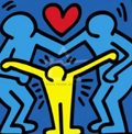 Keith Haring 'Untitled (Logo Against Family Violence),1989'