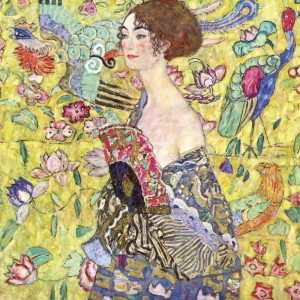 Lady with Fan by Gustav Klimt